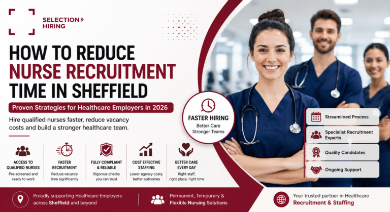 Reduce nurse recruitment time in Sheffield