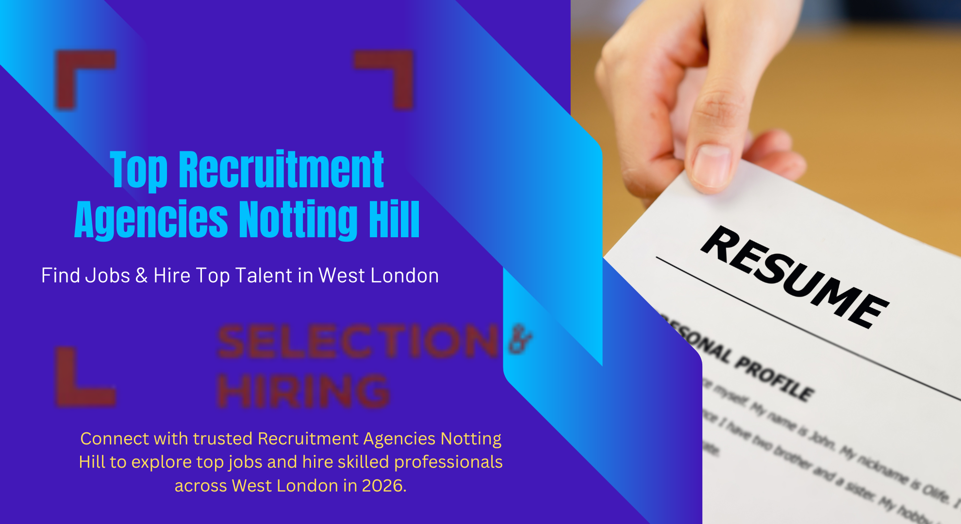 Top Recruitment Agencies Notting Hill