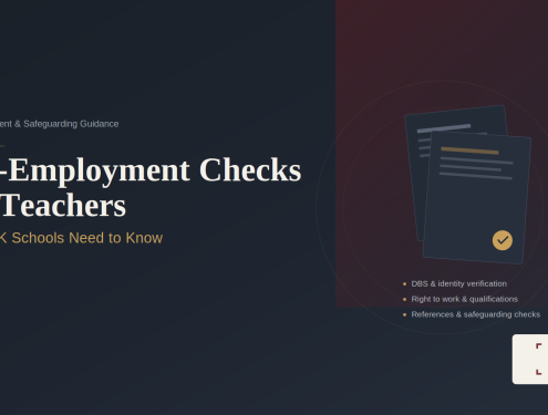 Pre-Employment Checks for Teachers